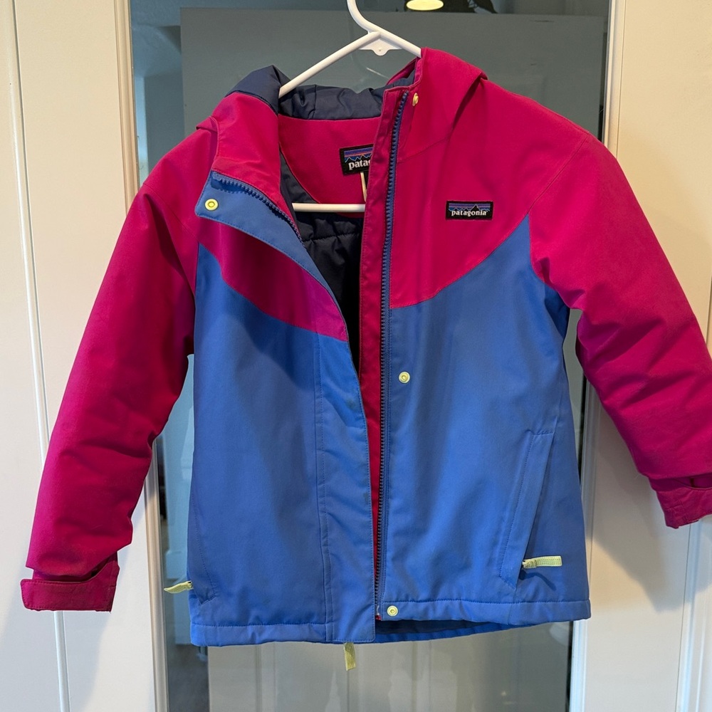 Patagonia Kids' Vibrant Pink and Blue Coat